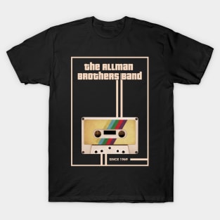 The Allman Brothers Band Music Retro Cassette Tape T-Shirt